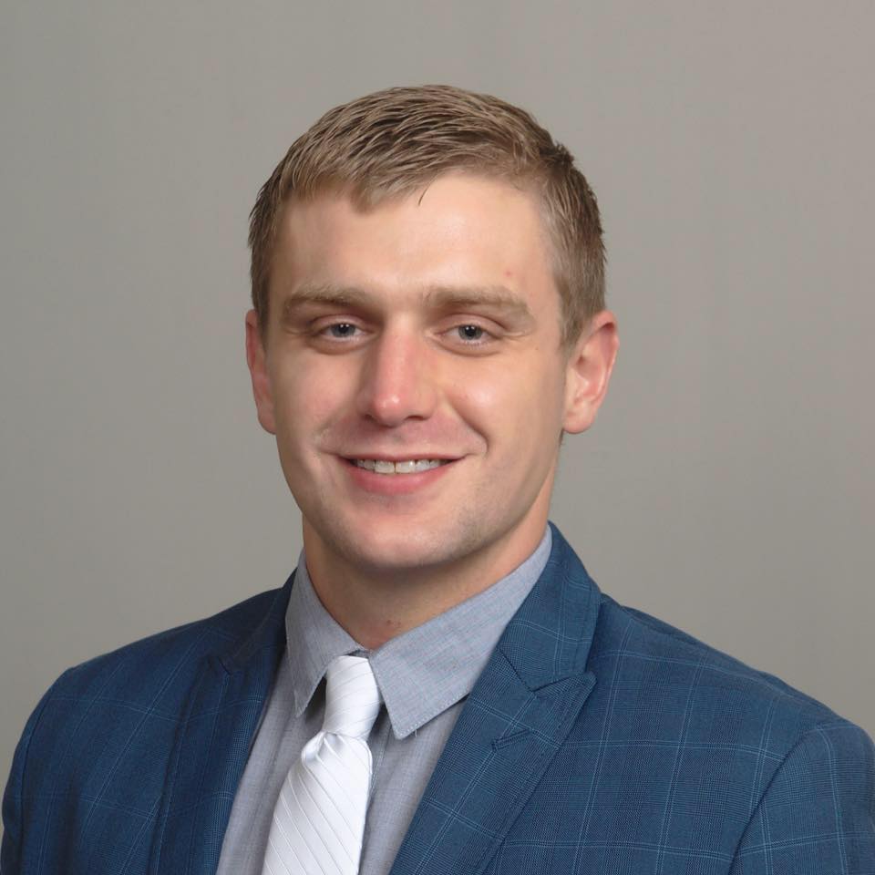 Cody Broshar in professional attire